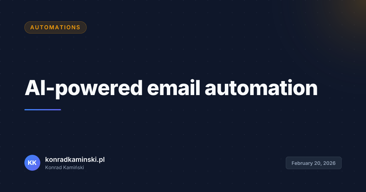 AI-powered email automation