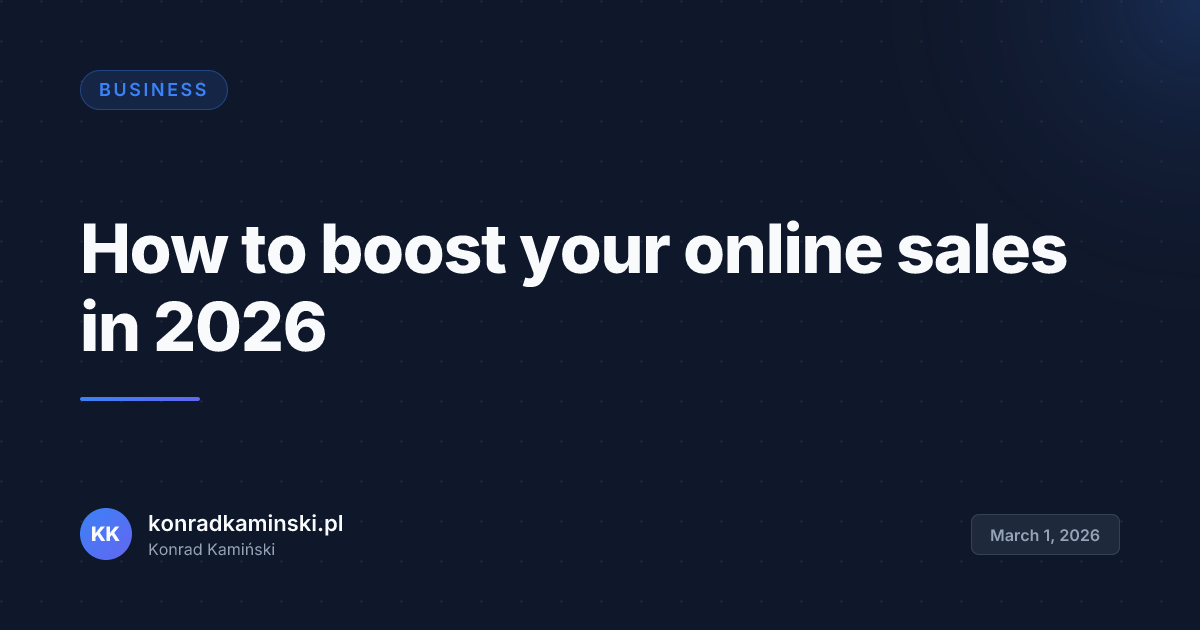 How to boost your online sales in 2026
